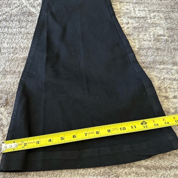 NWT Free People Venice Beach Flare Jeans High Rise Black Wash 32 - Picture 4 of 11